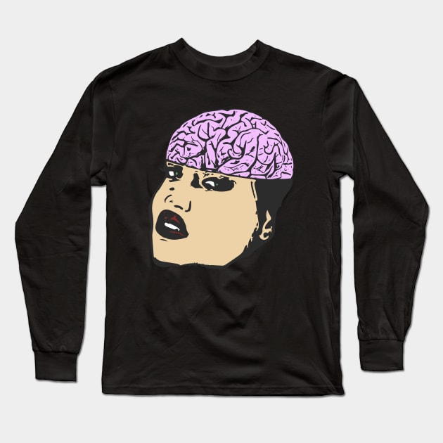 Big Brain Long Sleeve T-Shirt by NickLBoy